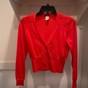 JCrew classic 100% wool cardigan